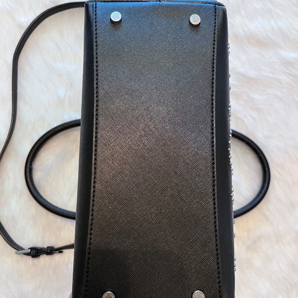 Calvin Klein STUNNING ART Purse Satchel/Crossbody Style Multiple Pockets !!! - Picture 8 of 14